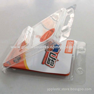Customized Plastic Clamshell Package with Printed Cardboard, 15 Years Manufacturer